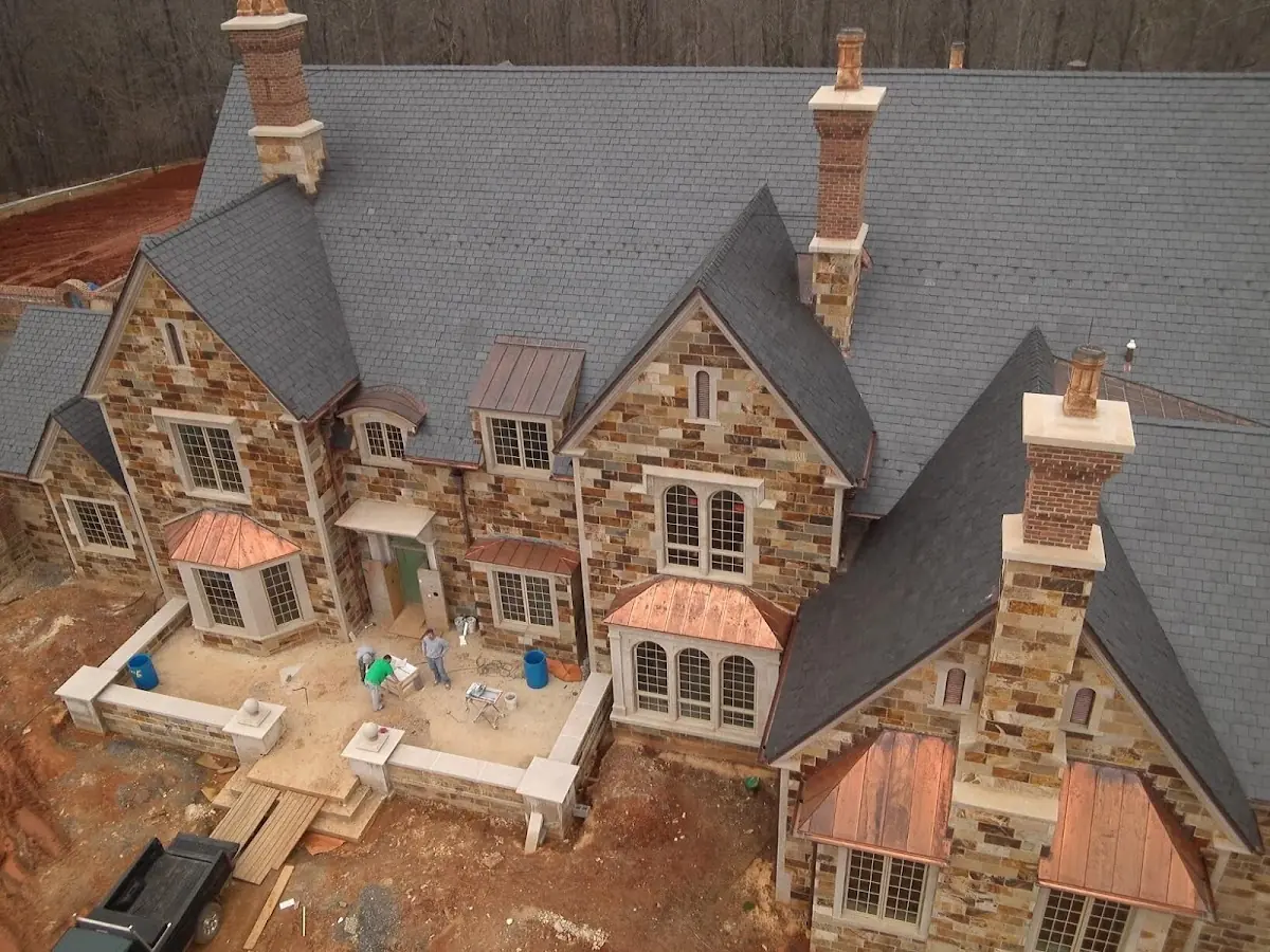 Craftsman Roofing Slate Roof Repair project in Patterson